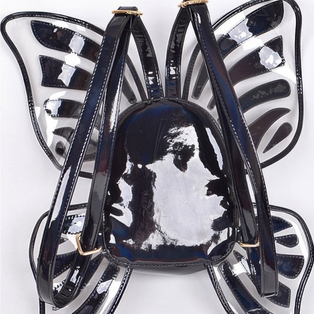 Shiny Butterfly Inspired Unique Backpack - Picture 3 of 3